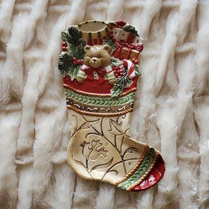 Fitz and Floyd Bountiful Holiday Elongated Tray